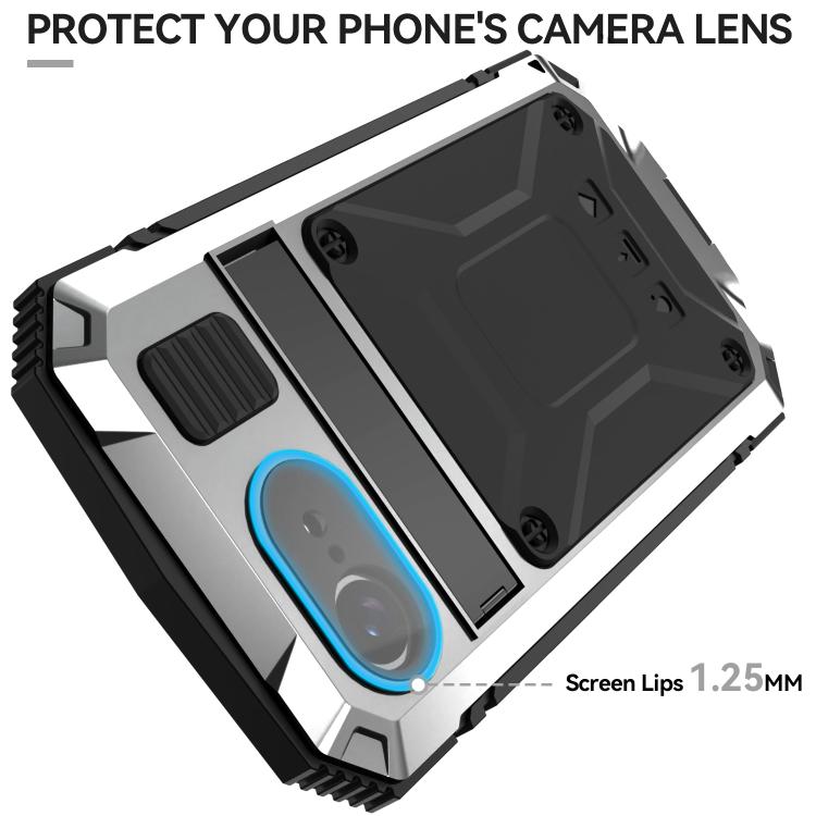 For iPhone 16e IP68 Waterproof Dustproof Shockproof Phone Case(Silver) - iPhone 16e Cases by PMC TechLife | Online Shopping South Africa | PMC TechLife | Buy Now Pay Later Mobicred