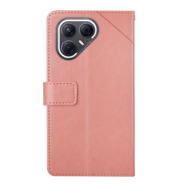For Tecno Pova 7 Ultra 5G Y-shaped Pattern Flip Leather Phone Case(Pink) - free shipping - PMC TechLife - Order now!