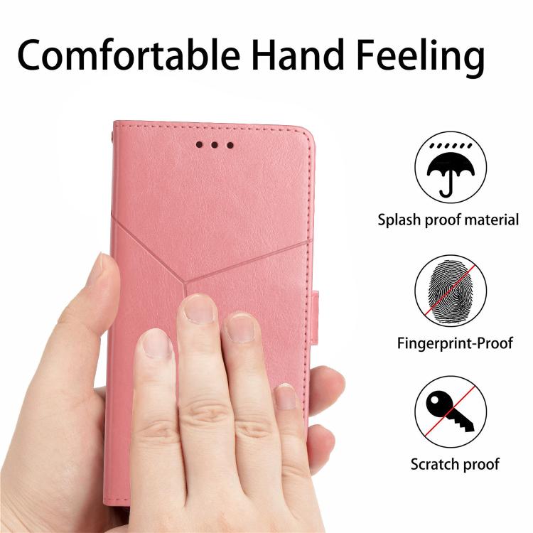 For Tecno Pova 7 Ultra 5G Y-shaped Pattern Flip Leather Phone Case(Pink) - free shipping - PMC TechLife - Order now!