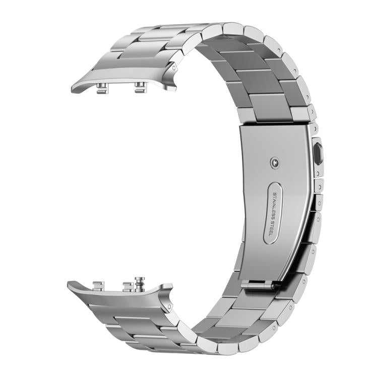 For Huawei Watch D2 Three Beads Stainless Steel Watch Band(Silver) - free shipping - PMC TechLife - Order now!