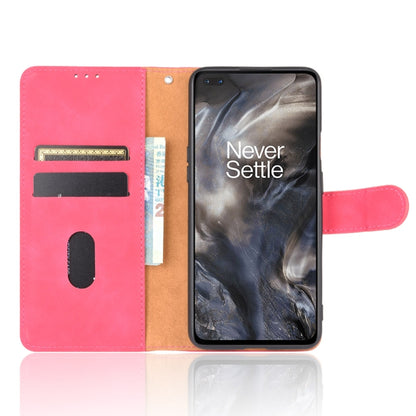 For OnePlus Nord Solid Color Skin Feel Magnetic Buckle Horizontal Flip Calf Texture PU Leather Case with Holder & Card Slots & Wallet(Rose Red) - OnePlus Cases by PMC Jewellery | Online Shopping South Africa | PMC Jewellery | Buy Now Pay Later Mobicred