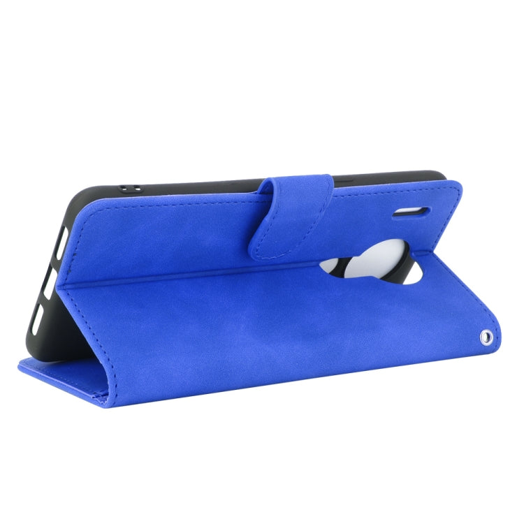 For Blackview A80 Solid Color Skin Feel Magnetic Buckle Horizontal Flip Calf Texture PU Leather Case with Holder & Card Slots & Wallet(Blue) - free shipping - PMC TechLife - Order now!