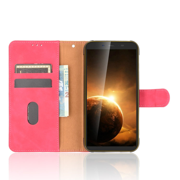 For Blackview BV5500 / BV5500 Pro / BV5500 Plus Solid Color Skin Feel Magnetic Buckle Horizontal Flip Calf Texture PU Leather Case with Holder & Card Slots & Wallet(Rose Red) - More Brand by PMC Jewellery | Online Shopping South Africa | PMC Jewellery