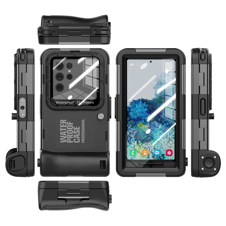 RedPepper 4th Generation Diving Protective Case, Waterproof depth: 15m(Black) - Waterproof Bag by RedPepper | Online Shopping South Africa | PMc TechLife | Buy Now Pay Later Mobicred