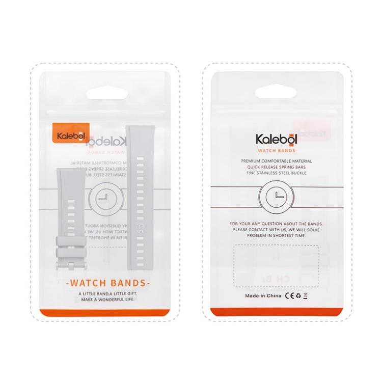 Kalebol 22mm Universal Silicone Watch Strap(Ice Blue) - free shipping - PMc TechLife - Order now!