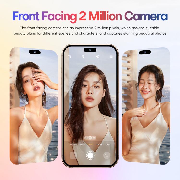 A88 / i16 Pro Max, 2GB+16GB, 6.6 inch Android 8.1 MTK6580A Quad Core, OTG, Network: 3G, Dual SIM, Plug:US Plug(Titanium Black) - free shipping - PMc TechLife - Order now!