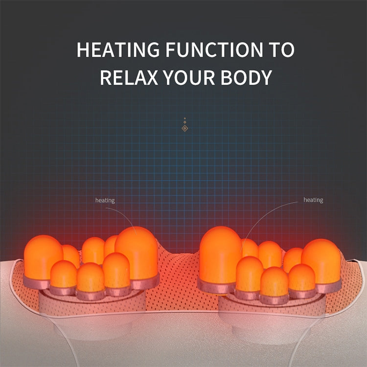 Multifunctional Mini Massage Pillow Neck and Shoulder Cervical Massager, Plug Type:US Plug(Black) - free shipping - PMC TechLife - Order now!