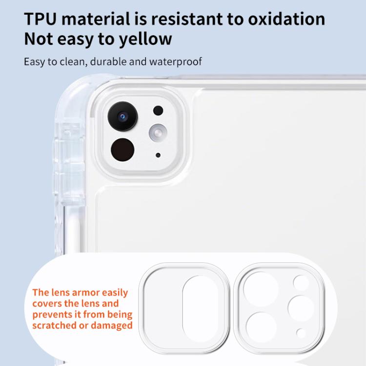 For iPad mini 6 / mini 2024 ZGA Genre Series Y-Fold Leather Tablet Case with Pen Slot(Pink) - free shipping - PMc TechLife - Order now!