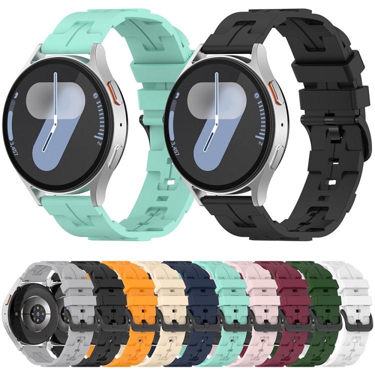 22mm Kalebol Solid Color Black Buckle Round Tail Silicone Watch Band(Army Green) - free shipping - PMc TechLife - Order now!