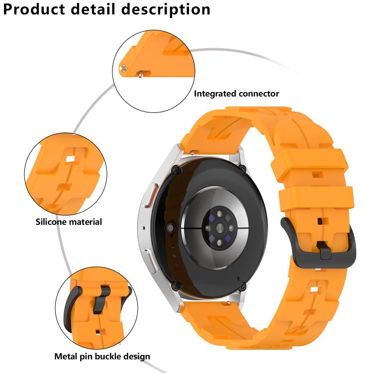 22mm Kalebol Solid Color Black Buckle Round Tail Silicone Watch Band(Black) - free shipping - PMc TechLife - Order now!