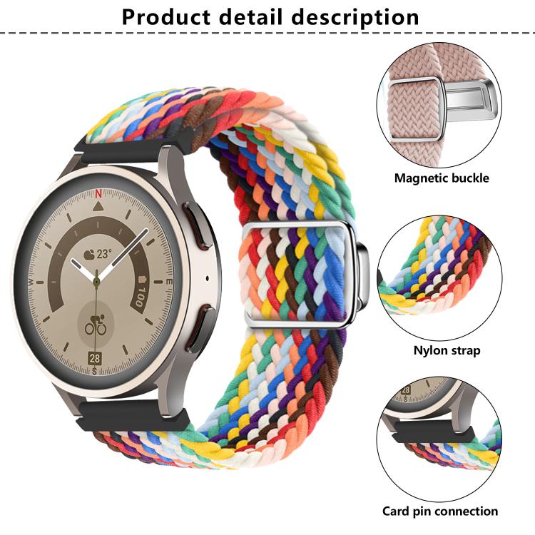 20mm Kalebol Nylon Braided Loop Magnetic Buckle Watch Band(Space Grey) - free shipping - PMc TechLife - Order now!