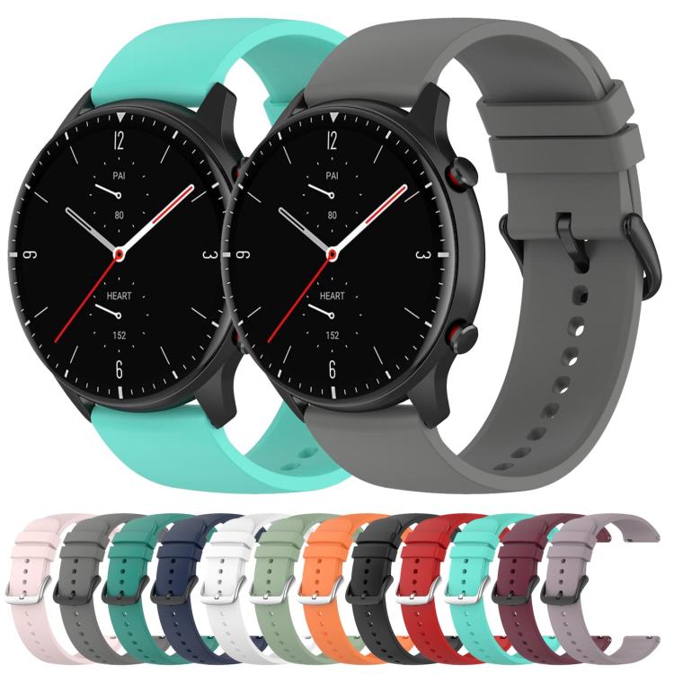 22mm Kalebol Round Tail Silicone Watch Band(Pine Green) - 22mm Bands by Kalebol | Online Shopping South Africa | PMc TechLife | Buy Now Pay Later Mobicred