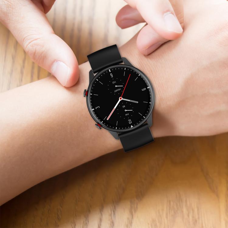 20mm Kalebol Round Tail Silicone Watch Band(Black) - 20mm Bands by Kalebol | Online Shopping South Africa | PMc TechLife | Buy Now Pay Later Mobicred