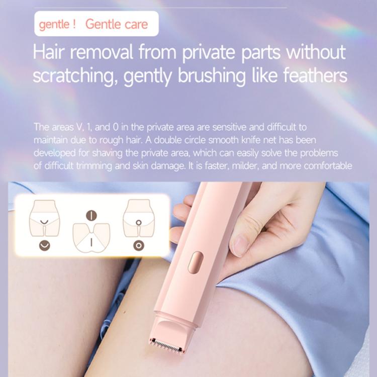 Type-C Double Head Female Private Parts Electric Shaver(Pink) - free shipping - PMC TechLife - Order now!