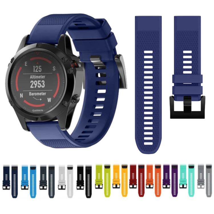 For Garmin QuickFit 22mm Kalebol Triangle Texture Silicone Watch Band(Orange) - free shipping - PMc TechLife - Order now!