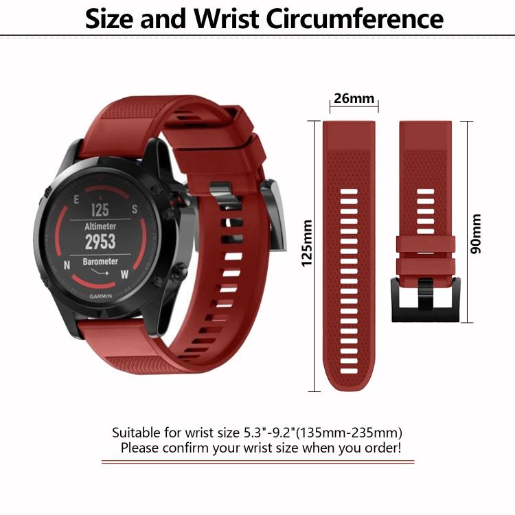 For Garmin QuickFit 22mm Kalebol Triangle Texture Silicone Watch Band(Sky Blue) - free shipping - PMc TechLife - Order now!