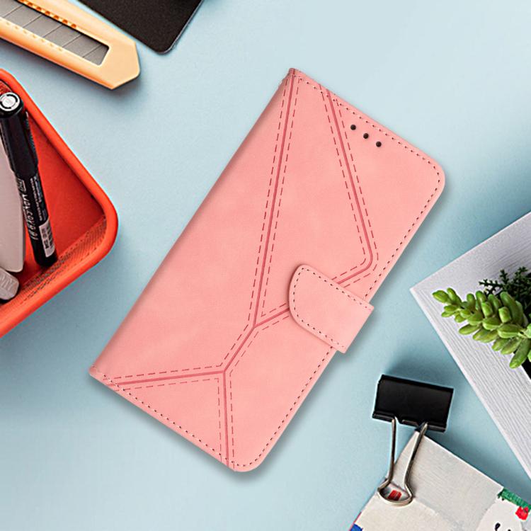 For Tecno Pova 7 Ultra 5G Stitching Embossed Leather Phone Case(Pink) - free shipping - PMC TechLife - Order now!
