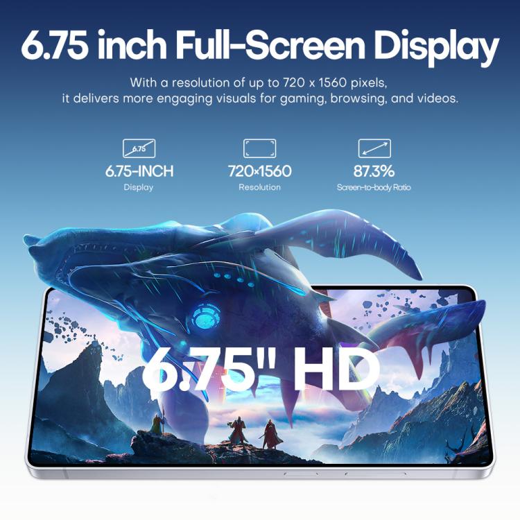 F10 / S25 Ultra, 2GB+16GB, 6.75 inch Android 8.1 MTK6753 Octa Core, Network: 3G, Dual SIM, Plug:UK Plug(Titanium Sliver) - free shipping - PMc TechLife - Order now!