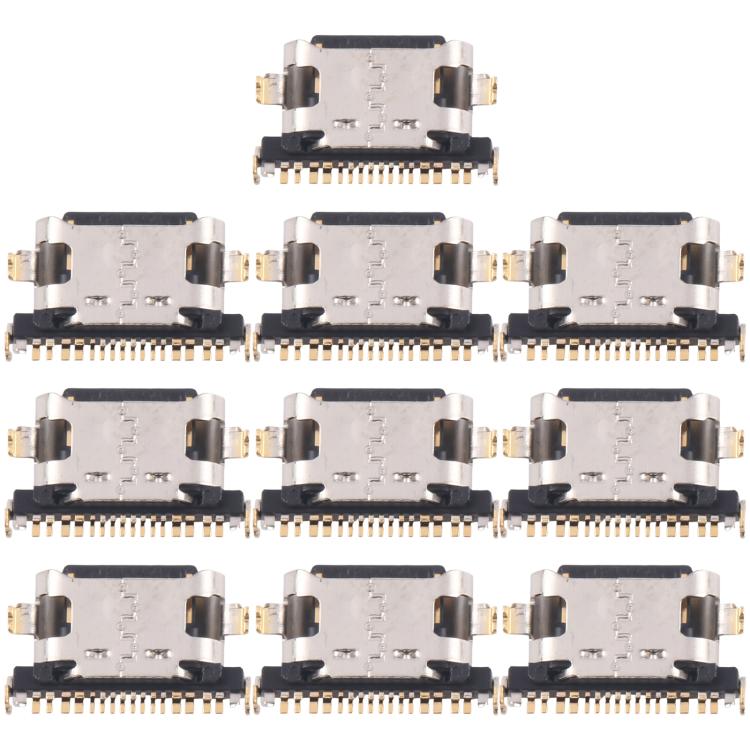 For vivo S17 Pro V2284A 10pcs Original Charging Port Connector - Single Tail Connector by PMc TechLife | Online Shopping South Africa | PMc TechLife | Buy Now Pay Later Mobicred