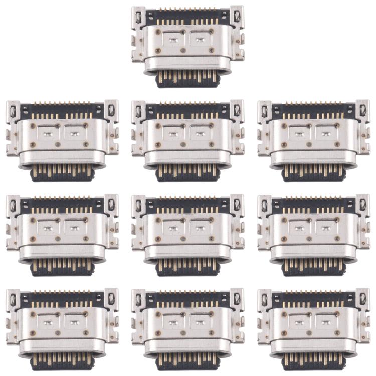 For Motorola Moto Edge S30 10pcs Original Charging Port Connector - Others by PMc TechLife | Online Shopping South Africa | PMc TechLife | Buy Now Pay Later Mobicred