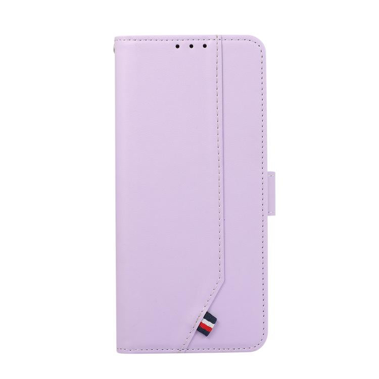 For iPhone 17 Air ABEEL Delicate Texture Splicing RFID Leather Phone Case(Purple) - free shipping - PMc TechLife - Order now!