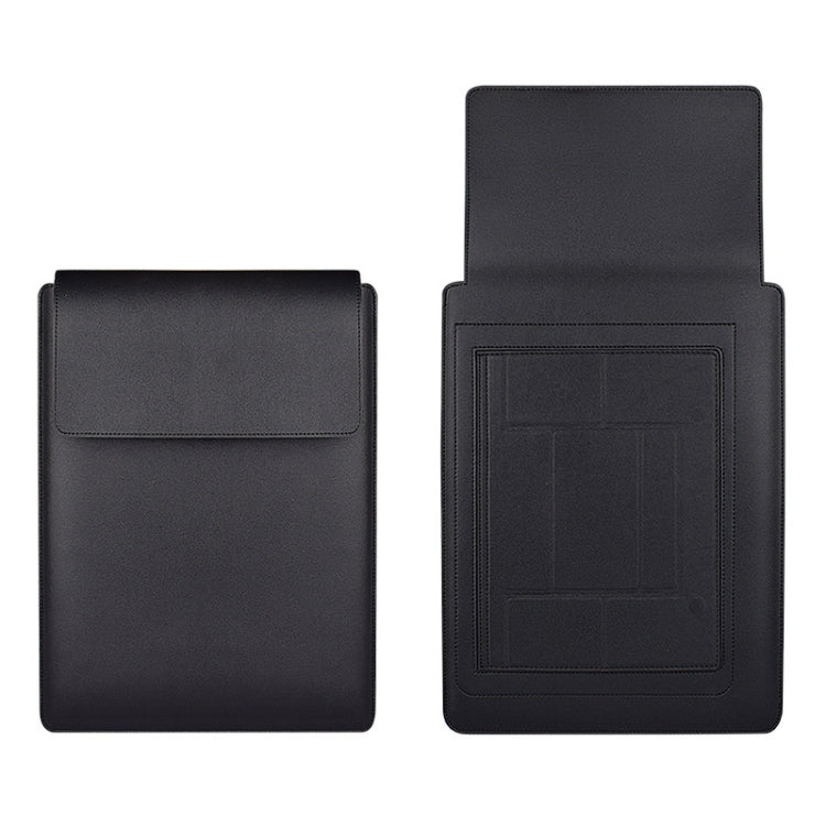 PU05 Sleeve Leather Case Carrying Bag for 15.4 inch Laptop(Black) - 15 inch by PMC Jewellery | Online Shopping South Africa | PMC Jewellery | Buy Now Pay Later Mobicred