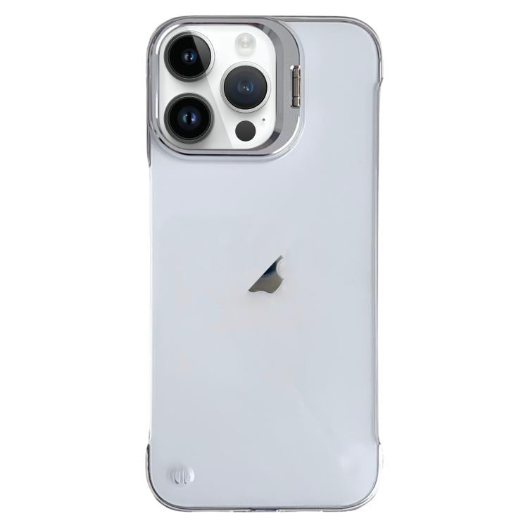 For iPhone 16 Pro Ultra-thin Transparent Frameless Lens Holder Phone Case - free shipping - PMC TechLife - Order now!