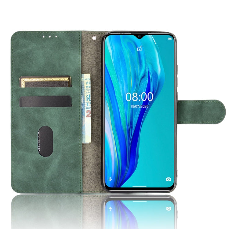 For Ulefone Note 9P Solid Color Skin Feel Magnetic Buckle Horizontal Flip Calf Texture PU Leather Case with Holder & Card Slots & Wallet(Green) - Ulefone Cases by PMC Jewellery | Online Shopping South Africa | PMC Jewellery | Buy Now Pay Later Mobicred