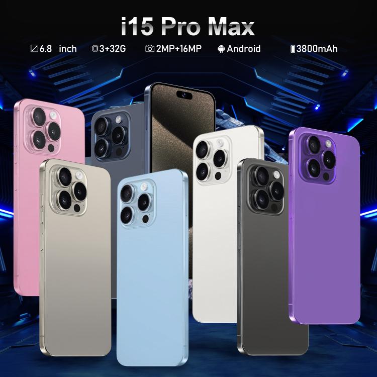 I16 Pro Max / VD1, 3GB+32GB, 6.8 inch Android 10 MTK6753 Octa Core, Network: 4G, Dual SIM, Plug:UK Plug(Pink) - free shipping - PMc TechLife - Order now!