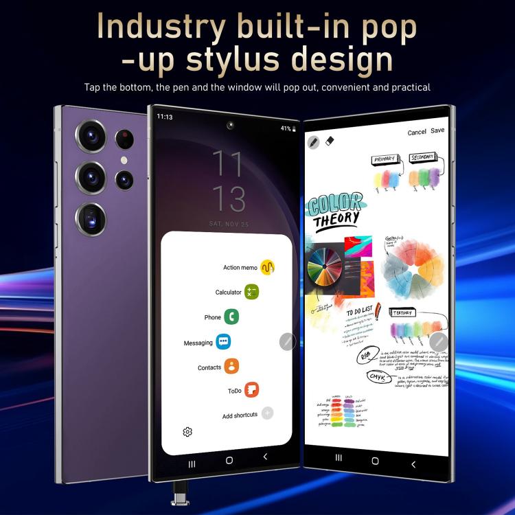 S24 Ultra / S7, 4GB+128GB, 6.75 inch Android 10 MTK6750 Octa Core, Network: 4G, Dual SIM, Plug:AU Plug(Orange) - free shipping - PMc TechLife - Order now!