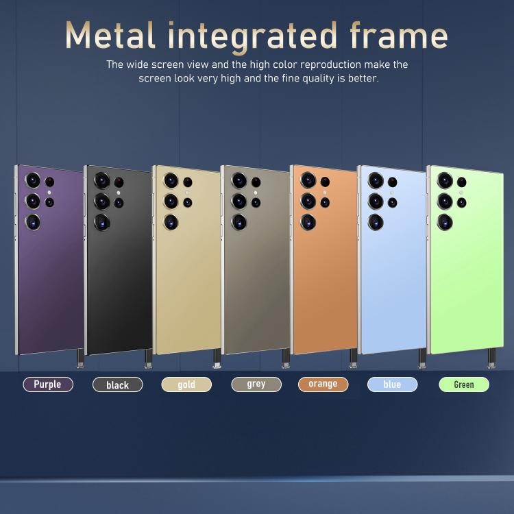 S24 Ultra / S7, 4GB+128GB, 6.75 inch Android 10 MTK6750 Octa Core, Network: 4G, Dual SIM, Plug:EU Plug(Purple) - free shipping - PMc TechLife - Order now!