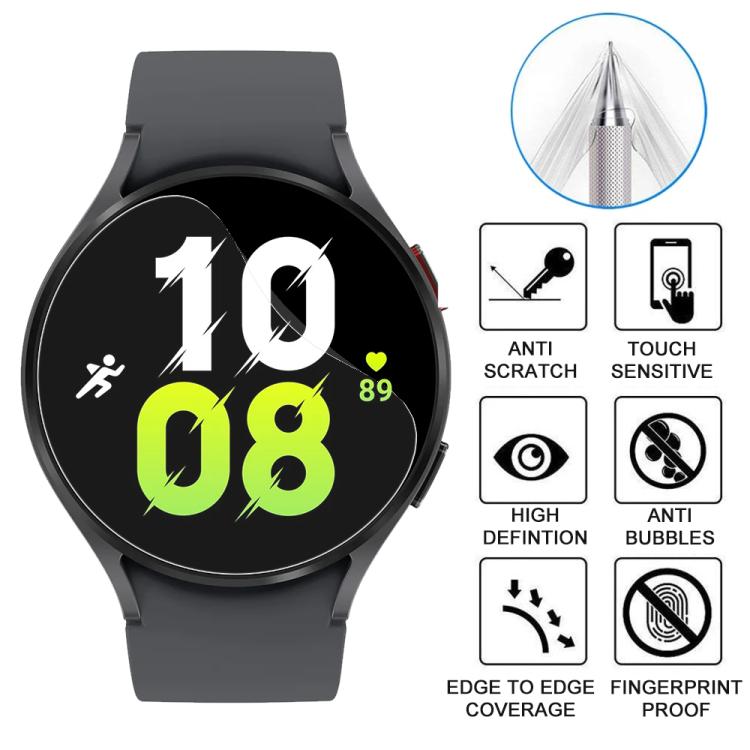 For Samsung Galaxy Watch5 44mm 5pcs xDfind Soft Hydrogel Film Full Cover Front Protector - free shipping - PMc TechLife - Order now!