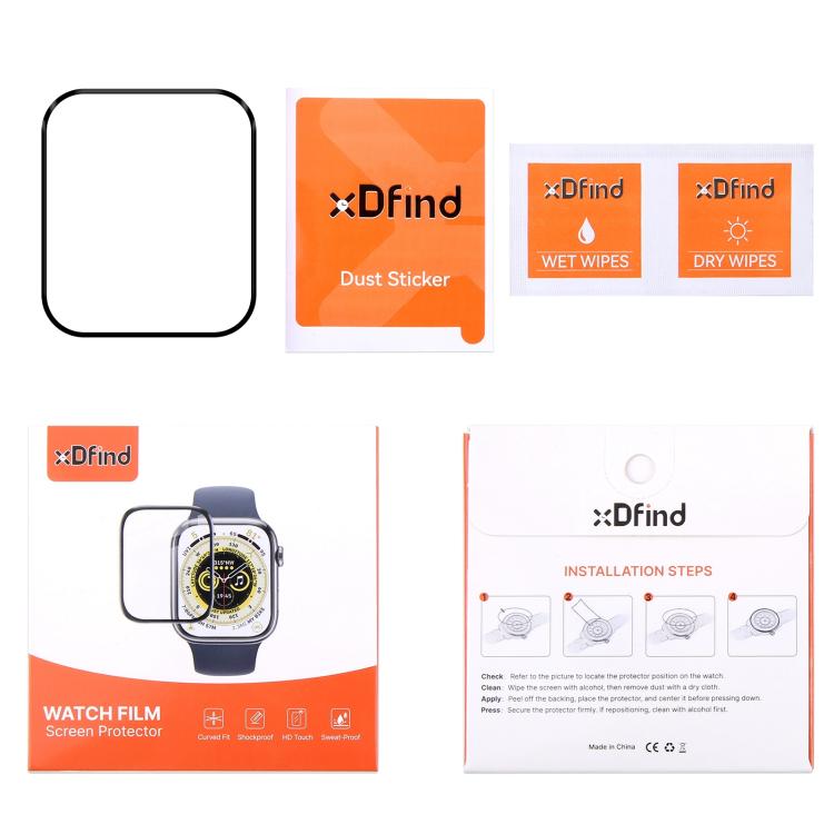 For Xiaomi Poco Watch 2pcs xDfind Curved 3D Composite Material Soft Film Screen Protector - free shipping - PMc TechLife - Order now!