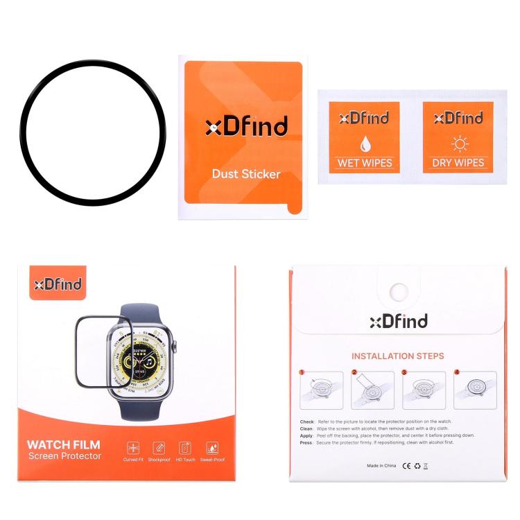 For Samsung Galaxy Watch8 Classic 46mm 2pcs xDfind Curved 3D Composite Material Soft Film Screen Protector - free shipping - PMC TechLife - Order now!