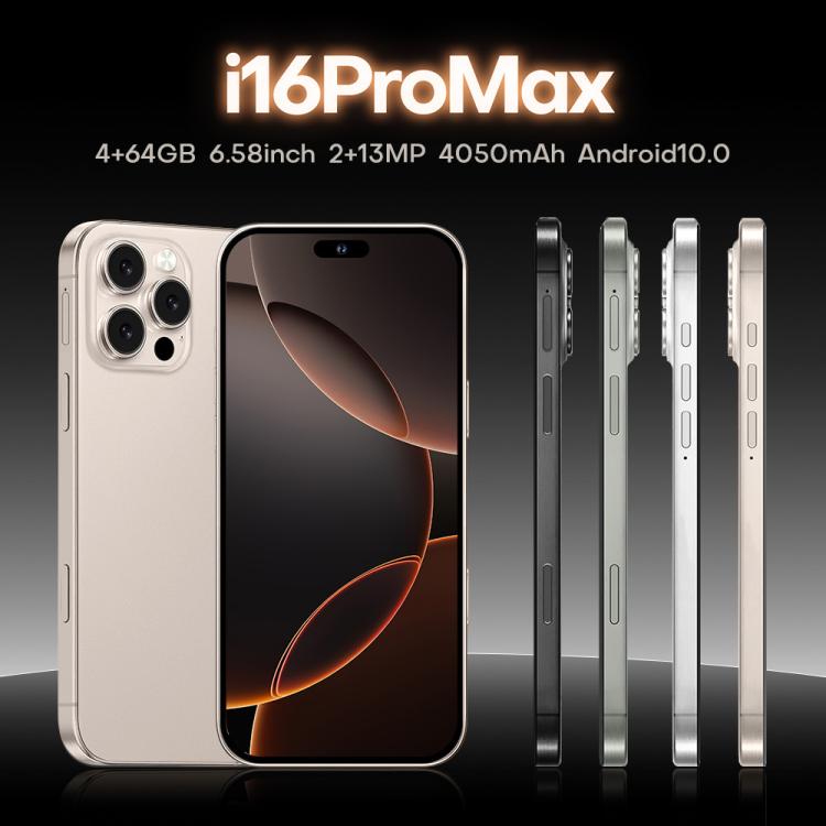 I16 Pro Max / PDQ6, 4GB+64GB, 6.58 inch Android 10 MTK6739 Quad Core, Network: 4G, Dual SIM, Plug:EU Plug(White) - free shipping - PMc TechLife - Order now!