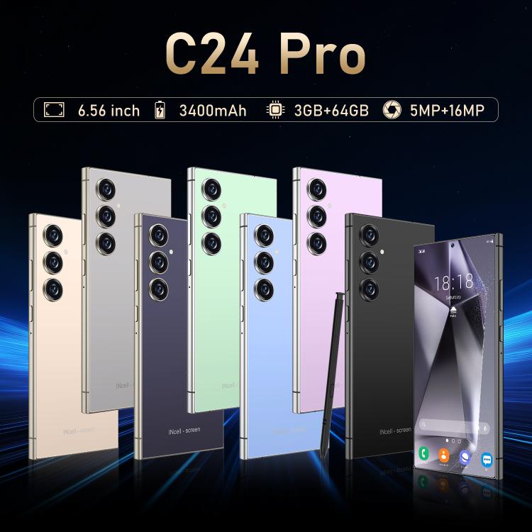 C24 Pro / S3-3, 3GB+64GB, 6.56 inch Android 10 MTK6739 Quad Core, Network: 4G, Dual SIM, Plug:US Plug(Purple) - free shipping - PMc TechLife - Order now!