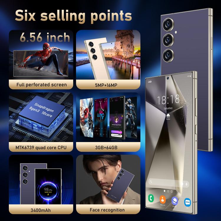 C24 Pro / S3-3, 3GB+64GB, 6.56 inch Android 10 MTK6739 Quad Core, Network: 4G, Dual SIM, Plug:UK Plug(Green) - free shipping - PMc TechLife - Order now!