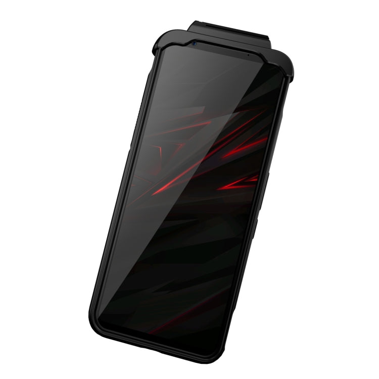 For ZTE nubia Red Magic 5G / 5S Butterfly Shadow Shockproof Rubber TPU Protective Case(Black) - ZTE Cases by PMC Jewellery | Online Shopping South Africa | PMC Jewellery