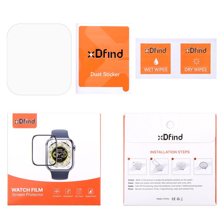 For Garmin Venu SQ 5pcs xDfind Soft Hydrogel Film Full Cover Front Protector - free shipping - PMC TechLife - Order now!