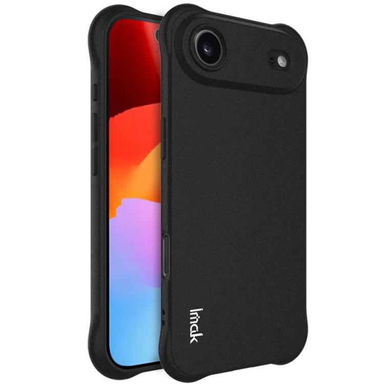 For iPhone 17 Air imak Shockproof Airbag TPU Phone Case(Matte Black) - iPhone 17 Air Cases by imak | Online Shopping South Africa | PMC TechLife | Buy Now Pay Later Mobicred