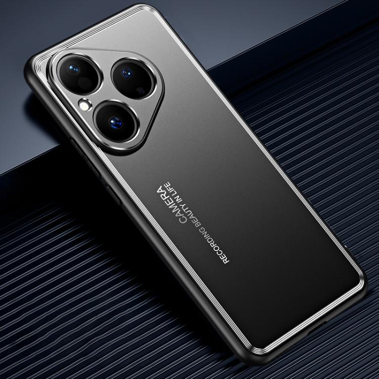 For Huawei Pura 80 5G Frosted Metal Phone Case(Black) - free shipping - PMC TechLife - Order now!