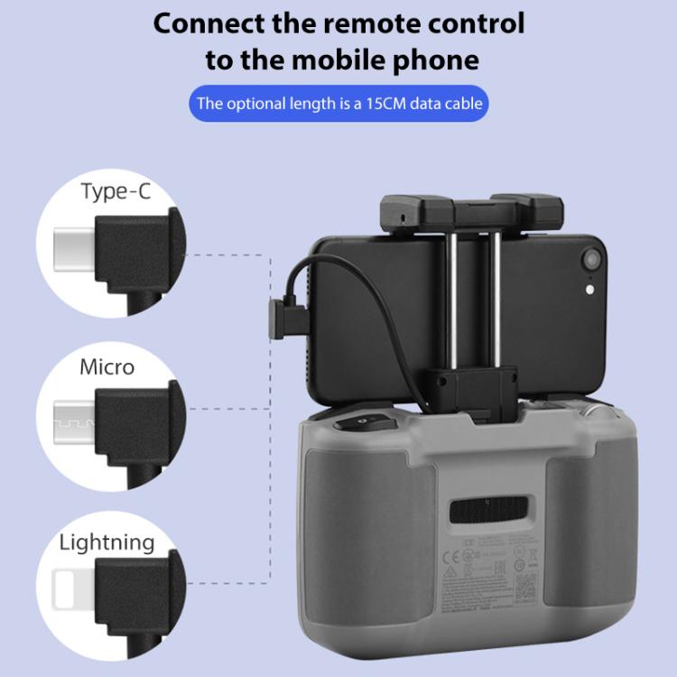 BRDRC Converting Data Cable for DJI Mini 4 Pro / Mavic 3 / Air 2 / Air 2S, Type:30cm Type-C to Android - free shipping - PMC TechLife - Order now!