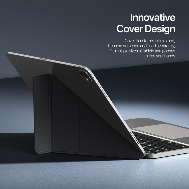 DUX DUCIS OK Fold Series Two-fold Touch Wireless Bluetooth Keyboard Tablet Leather Case(Black) - free shipping - PMC TechLife - Order now!