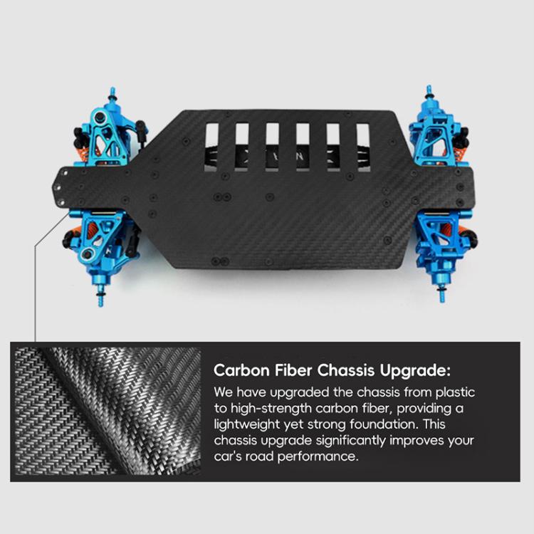 PMM Racing TT02 1:10 Carbon Fiber Chassis Aluminum Alloy RC Car Frame - free shipping - PMC TechLife - Order now!