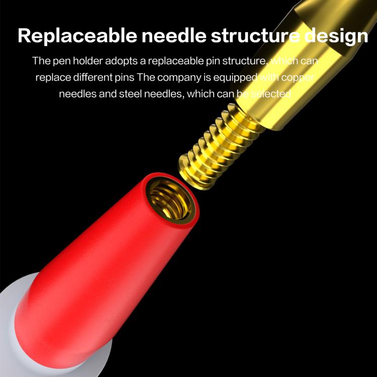 i2C Pure Copper Silicone Probe Detection Pen, Model:Straight Plug - free shipping - PMC TechLife - Order now!