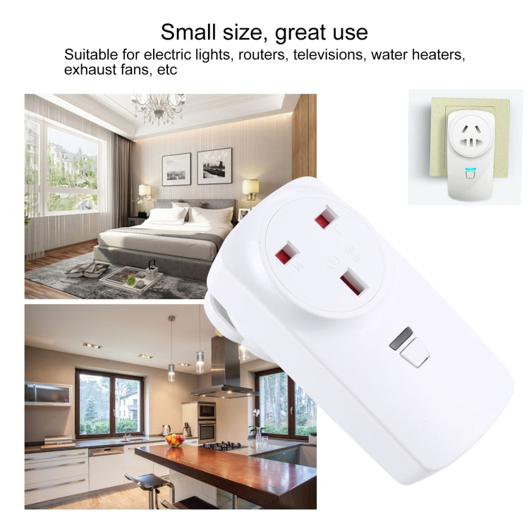 AK-DL220 220V Smart Wireless Remote Control Socket with Remote Control, Plug Type:UK Plug - Smart Socket by PMC Jewellery | Online Shopping South Africa | PMC Jewellery | Buy Now Pay Later Mobicred