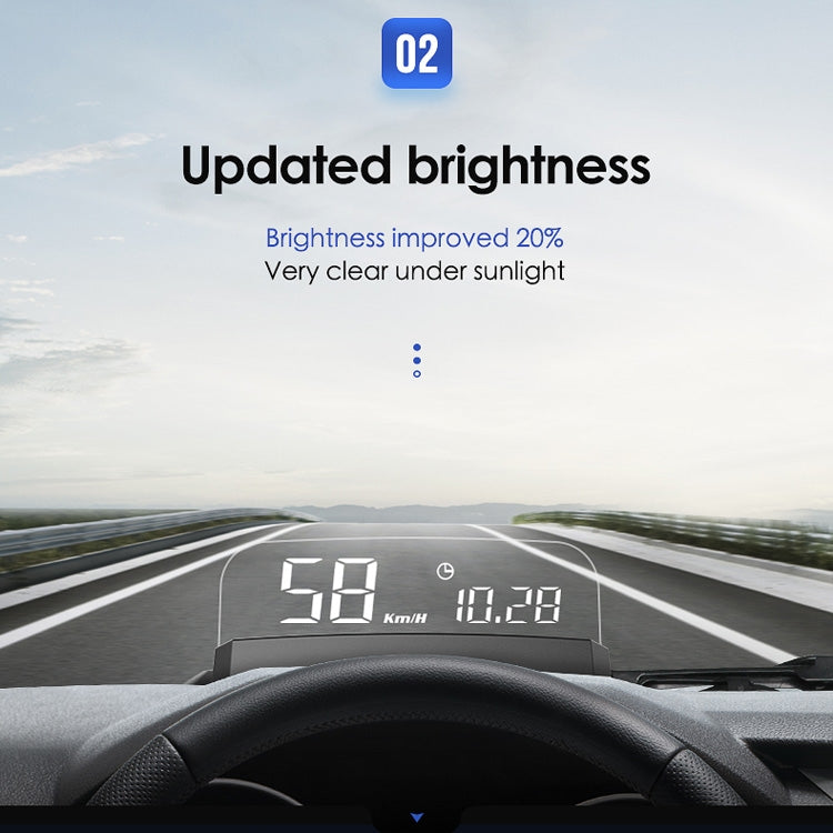 L3 HUD Head-up Display Car OBD2 Digital Display - Head Up Display System by PMC Jewellery | Online Shopping South Africa | PMC Jewellery | Buy Now Pay Later Mobicred