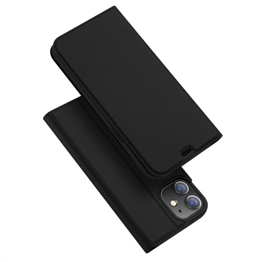 For iPhone 12 / 12 Pro DUX DUCIS Skin Pro Series Horizontal Flip PU + TPU Leather Case with Holder & Card Slots(Black) - iPhone 12 / 12 Pro Cases by DUX DUCIS | Online Shopping South Africa | PMC Jewellery | Buy Now Pay Later Mobicred