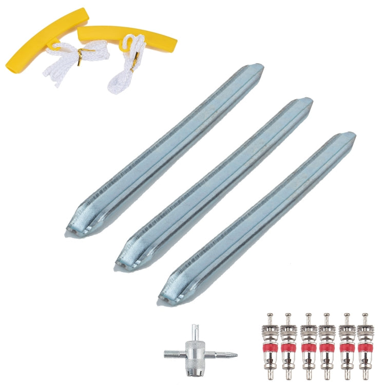 24 in 1 Car / Motorcycle 12 inch Tire Repair Lifting Tool Pry Bar Lever(with Yellow Tire Protector) - Tire Repair & Installation Tools by PMC Jewellery | Online Shopping South Africa | PMC Jewellery | Buy Now Pay Later Mobicred