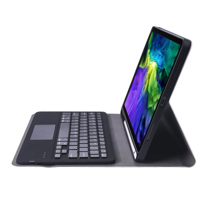 A098B-A Detachable ABS Ultra-thin Bluetooth Keyboard + TPU Tablet Case for iPad Air 4 10.9 inch (2020), with Stand & Pen Slot & Touch(Black) - For iPad Air by PMC Jewellery | Online Shopping South Africa | PMC Jewellery